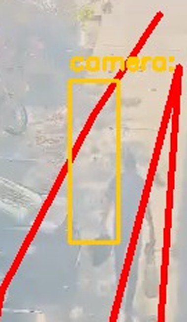 Zoom on the region the camera flagged