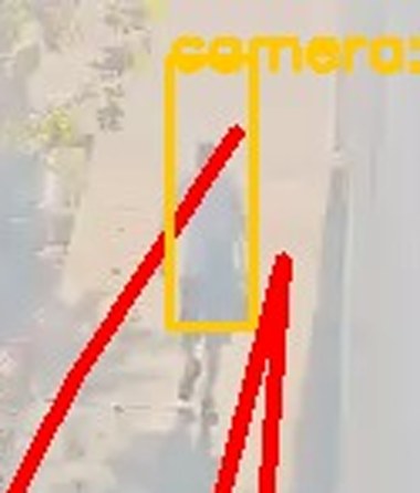Zoom on the region the camera flagged