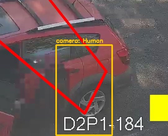 Zoom on the region the camera flagged
