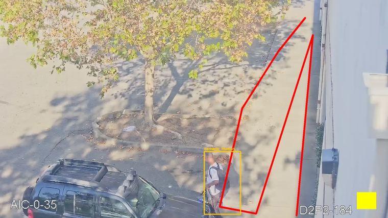 Full frame of the rejected event