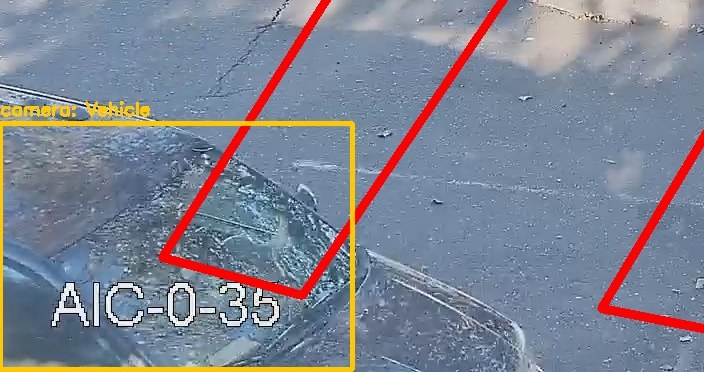Zoom on the region the camera flagged